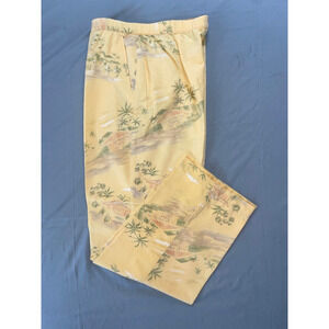 Talbots Flex Waist Relaxed Fit Polynosic Blend Pants. Linen Look/Feel. 8, MINT!!